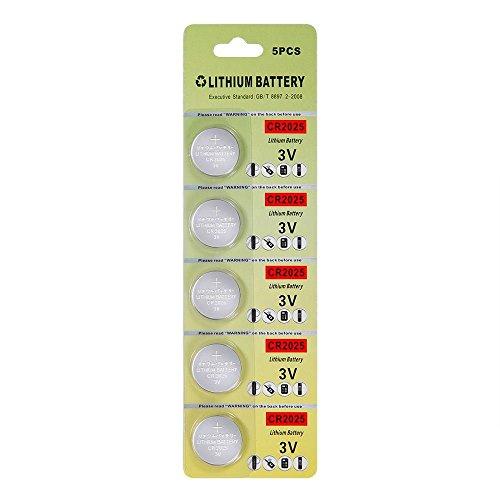 Fortune CR2025 3V Lithium Battery 20 Pack  2