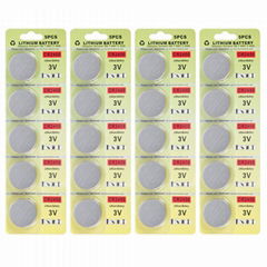 Fortune CR2450 3V Lithium Battery,Electronic Button Cell batteries 20pcs