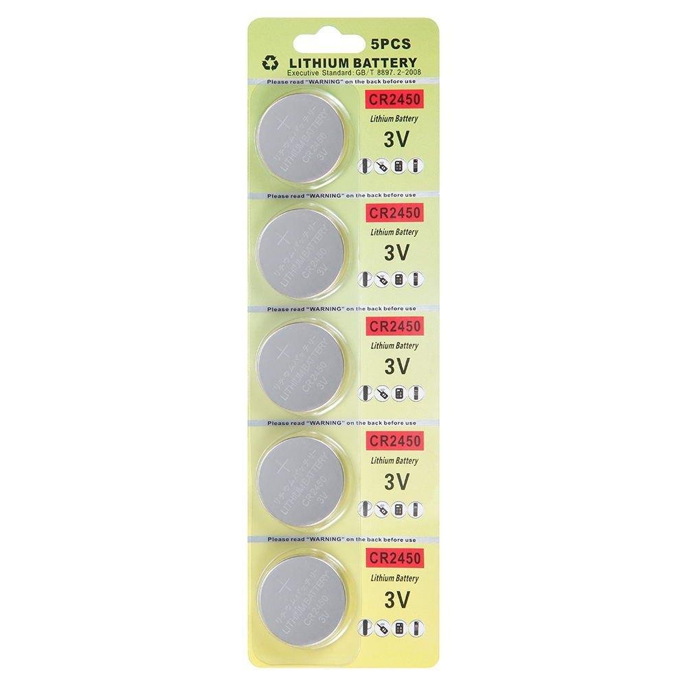 XURILAI CR2450 3V Lithium Battery,Electronic Button Cell batteries for Toys 10pc 2