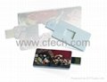 Free shipping : Mini card usb flash drive with full color printing 
