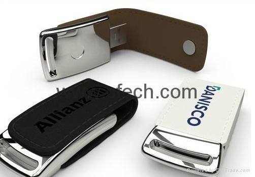 2012 New Style Leather Magnet Usb flash drive .Usb memory stick  2