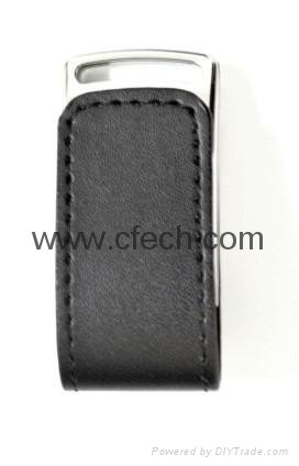 2012 New Style Leather Magnet Usb flash drive .Usb memory stick  4