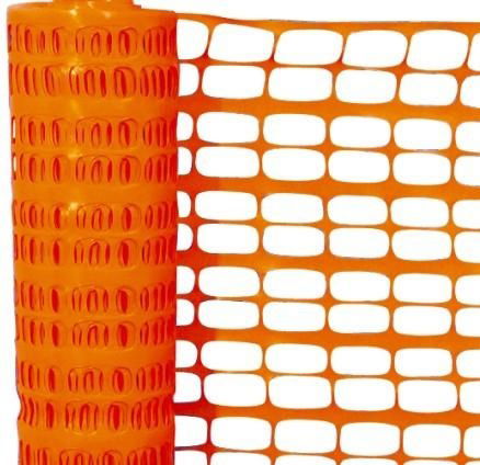 orange safety barrier