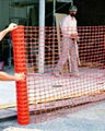 plastic barrier mesh fence as stock