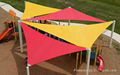 Shade sail for playground