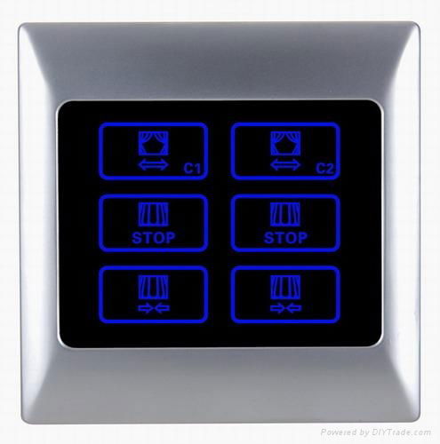 Curtain Control Touch Panel