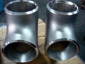 ASME B16.9 A234 WPB butt welded equal tee 5