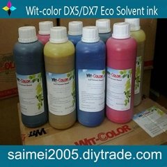 Wit color DX5 Eco Solvent  ink