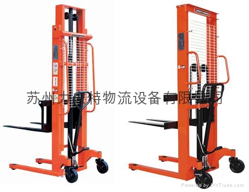 蘇州手動液壓堆高叉車 4