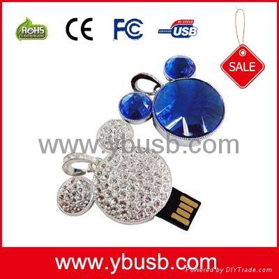 jewelry heart usb flash drive