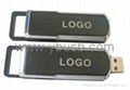 logo leather usb flash drive