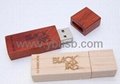 wooden usb memory Flash Drive