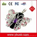 Butterfly Jewelry USB Flash Drive