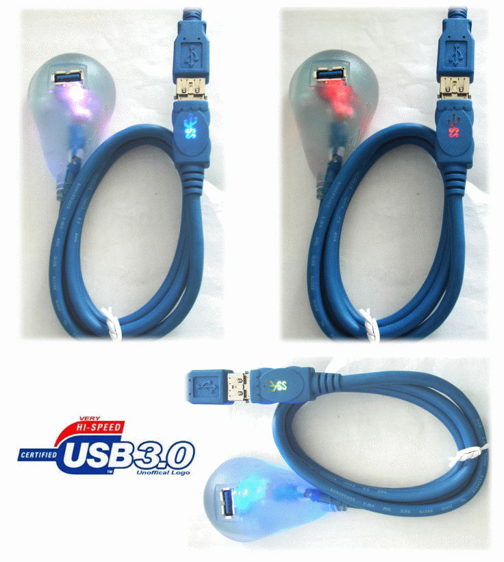 LED USB 3.0 Cable