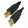 Gold Plated USB AM to Mini 5pin USB Cable 2.0 1