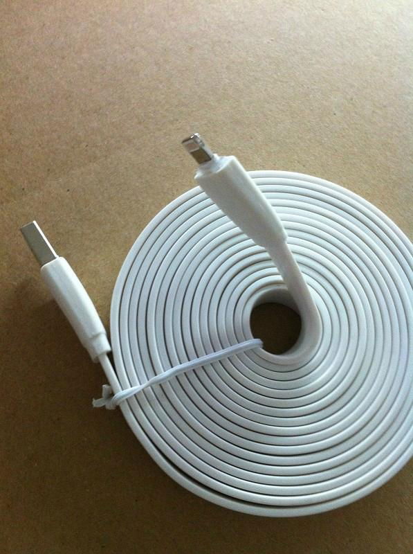 Flat Cable USB Cable For Iphone5 2