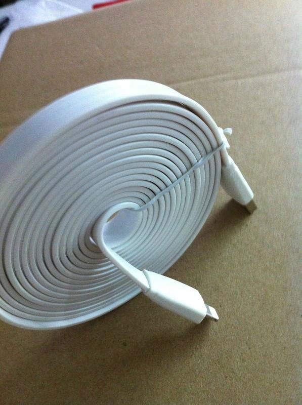 Flat Cable USB Cable For Iphone5 4