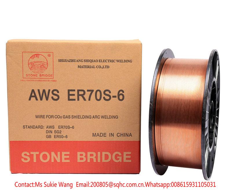 CO2 Gas Shielded Welding Wire ER70S6(SG2) aws a5.18 er70s6 co2