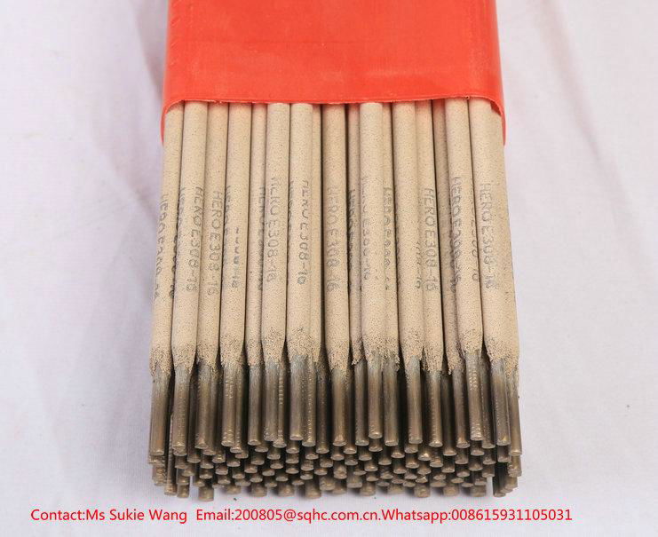 Stainless steel welding electrodes E308-16 E308L-16. Stick electrodes 4