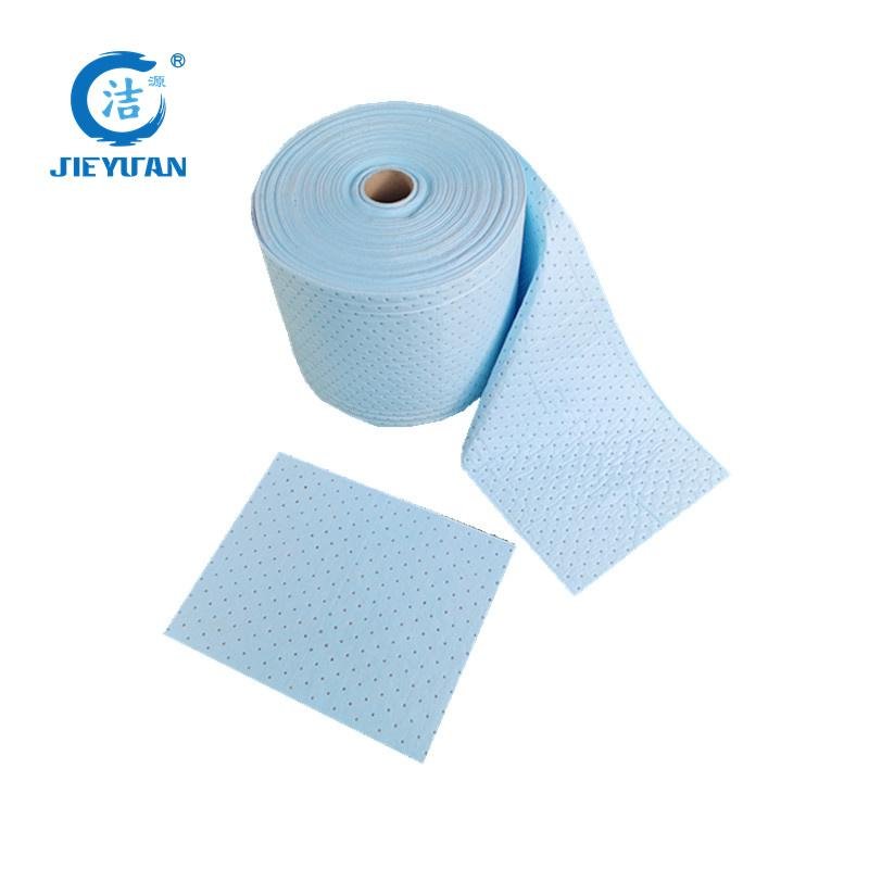 Blue 2MM laboratory alkaline hazard universal absorbent cotton