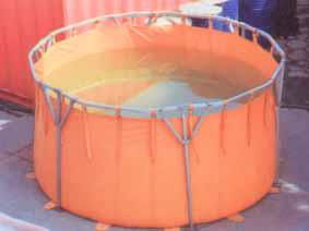 Portable oil storage tank 5