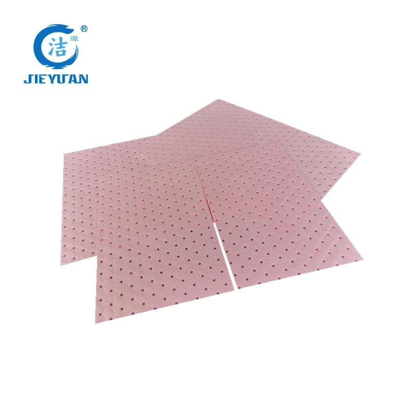 Pink 4MM thick save chemical acid liquid universal type adsorption sheet