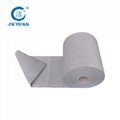 Gray lightweight 2MM thick 90M long roll universal absorbent cotton 12