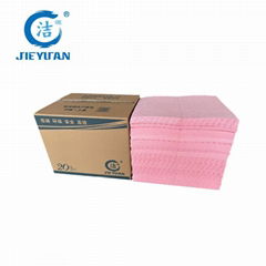 Pink 4MM thick save chemical acid liquid universal type adsorption sheet