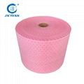 Pink 2MM thick 38CM wide 90M long chemical universal absorbent cotton