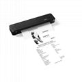 A4 portable thermal transfer printer Bluetooth built-in battery 