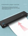 A4 portable thermal transfer printer Bluetooth built-in battery 