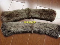 Manufactory wholesales rabbit fur square collars trims