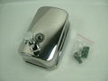 Manual 304 Stainless Steel Soap Dispenser hand press lotion holder 5