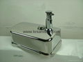 不锈钢皂液器 手动皂液盒 挂墙式皂液机 304不锈钢洗手液盒 8