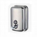 Manual 304 Stainless Steel Soap Dispenser hand press lotion holder 2