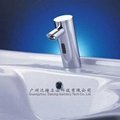 deck mounted commerical faucet public cocks lean hands free taps