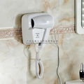 Wall Mounted hotel hair dryer with shaver socket optional 5