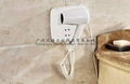 Wall Mounted hotel hair dryer with shaver socket optional 9