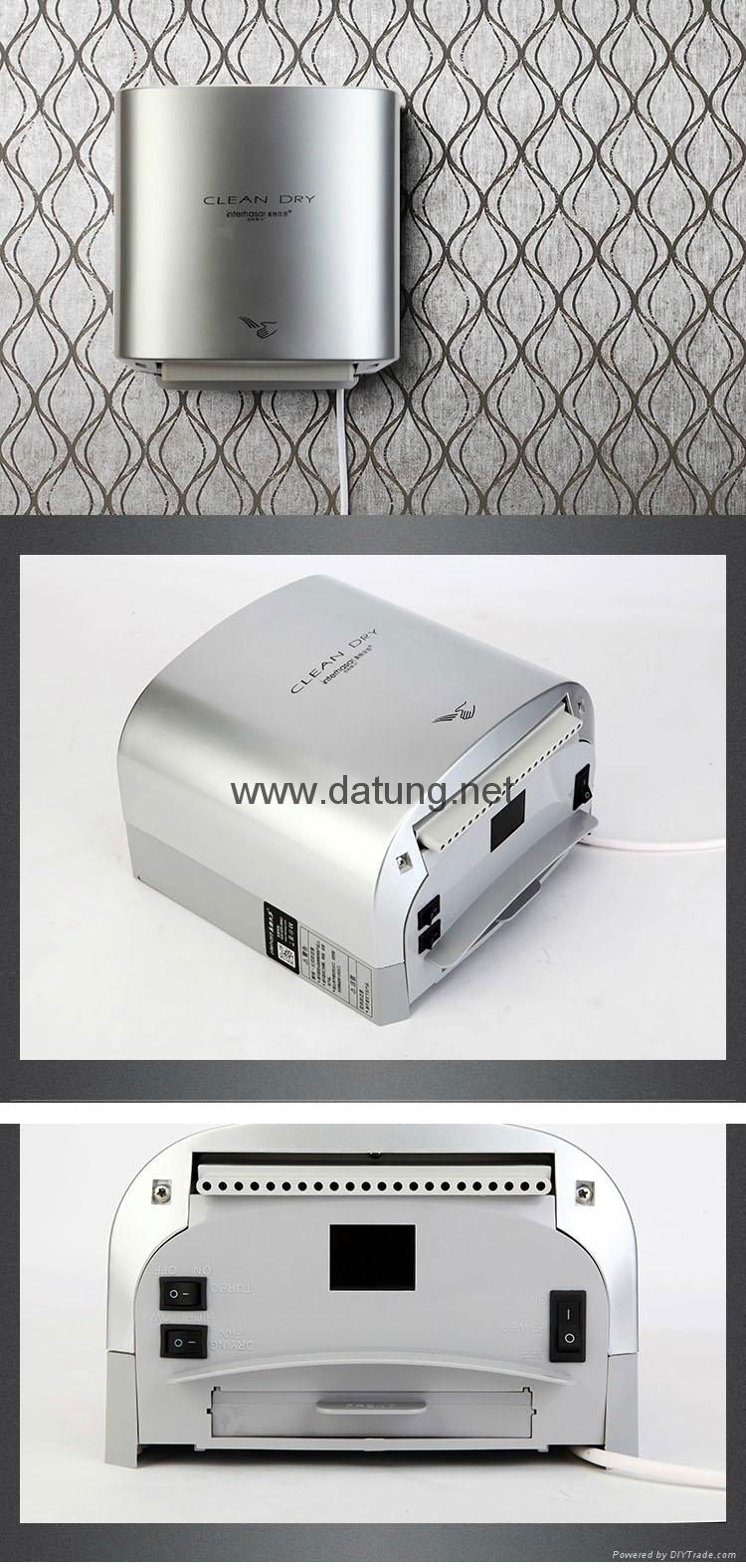 popular wall mounted hand dryer public WC Sensor Sanitaryware 3