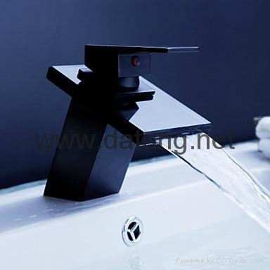 Glass Basin Waterfall Faucet/art faucet/brass faucet/waterfall tap/waterfall fau 2