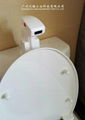 normal hand press toilet updated into automatic flushing  toilet water saving 