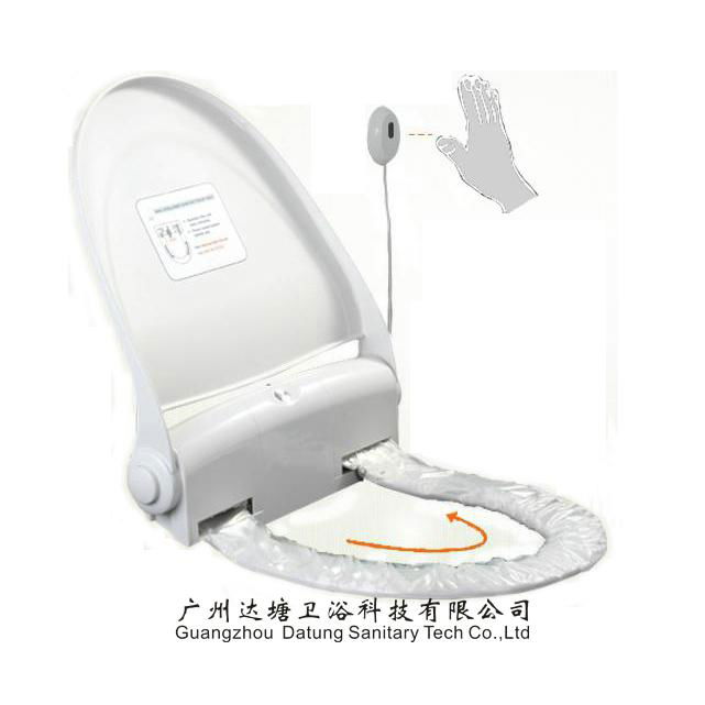 Automatic Sanitary Toilet Seat Cover Dispenser with Heating function 2