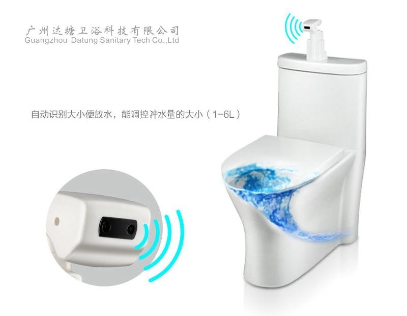Closestool inductor sensor+touch wash+water adjustment+distance adjustment  flus 5