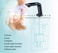 HD LED display screen faucet /thermostatic touch-screen faucet/luxury hotel tap 