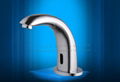 Datung auto sensor faucet  Brass basin saving water tap chrome gold plating 