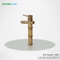 Bamboo artistic faucet bamboo joint brass tap art basin faucet 