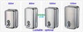 304 Stainless Steel Wall Soap Dispenser Metal Soap Liquid Hand Dispenser