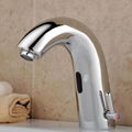 brass constant  sensor tap automatic temperature control faucet cold &hot  open