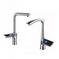 High-end smart screen faucet Kitchen touch-screen faucet