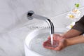 Wall inductive automatic faucet，Elbow medical hand washer